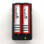 4X UltraFire 18650 Li-ion 3.7V Rechargeable Batteries 2X 18650 Dual Charger