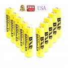10pcs 9800mAh BRC 3.7v 18650 Rechargeable Li-ion Battery