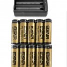18650 Battery 10pcs 3.7V 3000mAh Li-ion Rechargeable Battery Cell 1pcs Charger