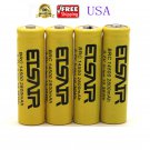 USA 4pcs 3.7V 2800mAh 14500 Li-ion Rechargeable 14500 Battery