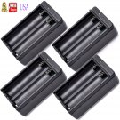 4pcs 800mA Dual Battery Charger For 18650 3.7 4.2v Rechargeable Li-ion Battery