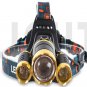 30000 lumens CREE LED Headlamp 3X T6 LED Headlamp Head light Torch Flashlight