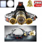 30000 lumens LED T6 Headlamp Headlight Flashlight Torch Cree 3X XM-L T6 Headlamp