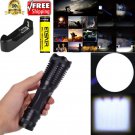 20000 lumens Flashlight CREE XM-L T6 LED Zoom Military Torch Lamp 18650 Battery
