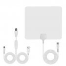TV Antenna 50 Mile Ultra Thin Flat Indoor HDTV Amplified HD TV Antenna