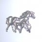 Brooch - Mare and Foal