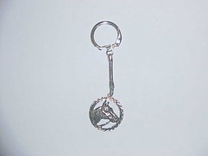 Keyring - Horse in circle