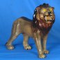Stunning Hand Painted Leather Lion - Home Decor Statute 48 Inch