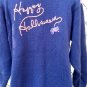 Halloween Ugly Sweater Pullover Knit Ghost Black Cat Spider Bat L