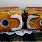 Vintage Salt & Pepper Shaker Set Souvenir San Francisco Cable Car Porcelain SNCO