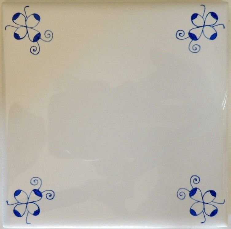 DELFT TILE-BLUE & WHITE TILES KITCHEN BACK SPLASH TILE  HISTORIC SPIDER IN BLUE