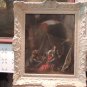 Innitials HVB  (DUTCH OR GERMAN) original oil on canvas 18th Century
