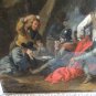 Innitials HVB  (DUTCH OR GERMAN) original oil on canvas 18th Century