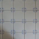 BLUE AND WHITE OXEN TILES KITCHEN BACK SPLASH DELFT STYLE (30)