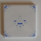 Delft Blue & White Oxen Tiles with Tulip center for kitchen Bath/shower (30)
