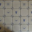 Blue and White Delft Style Country French Kitchen Tiles