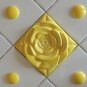 Rose Tile - Arts & Craft - Home Decor Wall art Yellow Tile kitchen Backsplash