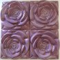 Rose Tile  Arts & Craft  Home Decor Wall art Purple Decor Rose Tile Purple Rose