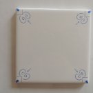 Delft Tiles Historic Corner Motif decoration In Blue