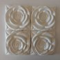 The White Rose Tile Home Decor Accent tile Insert Decorative Wall tile