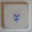 Delft Blue & White Tiles with Lilly center Design   Kitchen Bath/shower Tile