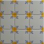 KITCHEN AND BATH TILES BACKSPLASH TILES-DELFT- FLEUR DE LIS TILE INSERTS