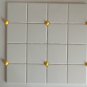 Mosaic SpheresTile Pieces-Tile Inserst- Kitchen Backsplash Tiles-Yellow tiles