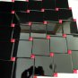 DECOR TILES-Red Round Dots-Inserts (5) Home Decor- Backsplash-Mosaic Red Tiles