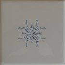 Decorative Blue & White Accent Tile American Olean