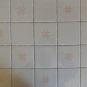Decorative Orange & White Accent Tile