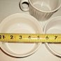 2 WHITE BOWLS 1 MUG REPLACEMENT PIECES