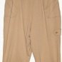WOMEN'S BEIGE CROP COMFORT PANTS SIZE L