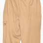 WOMEN'S BEIGE CROP COMFORT PANTS SIZE L