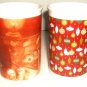2 TALL CHRISTMAS MUGS