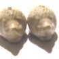 BEIGE MOLE SALT AND PEPPER SHAKERS
