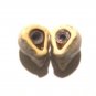 BEIGE MOLE SALT AND PEPPER SHAKERS