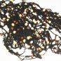 WOMEN'S BLACK BEADED 3 IN 1 SCARF / HEADBAND/ BELT