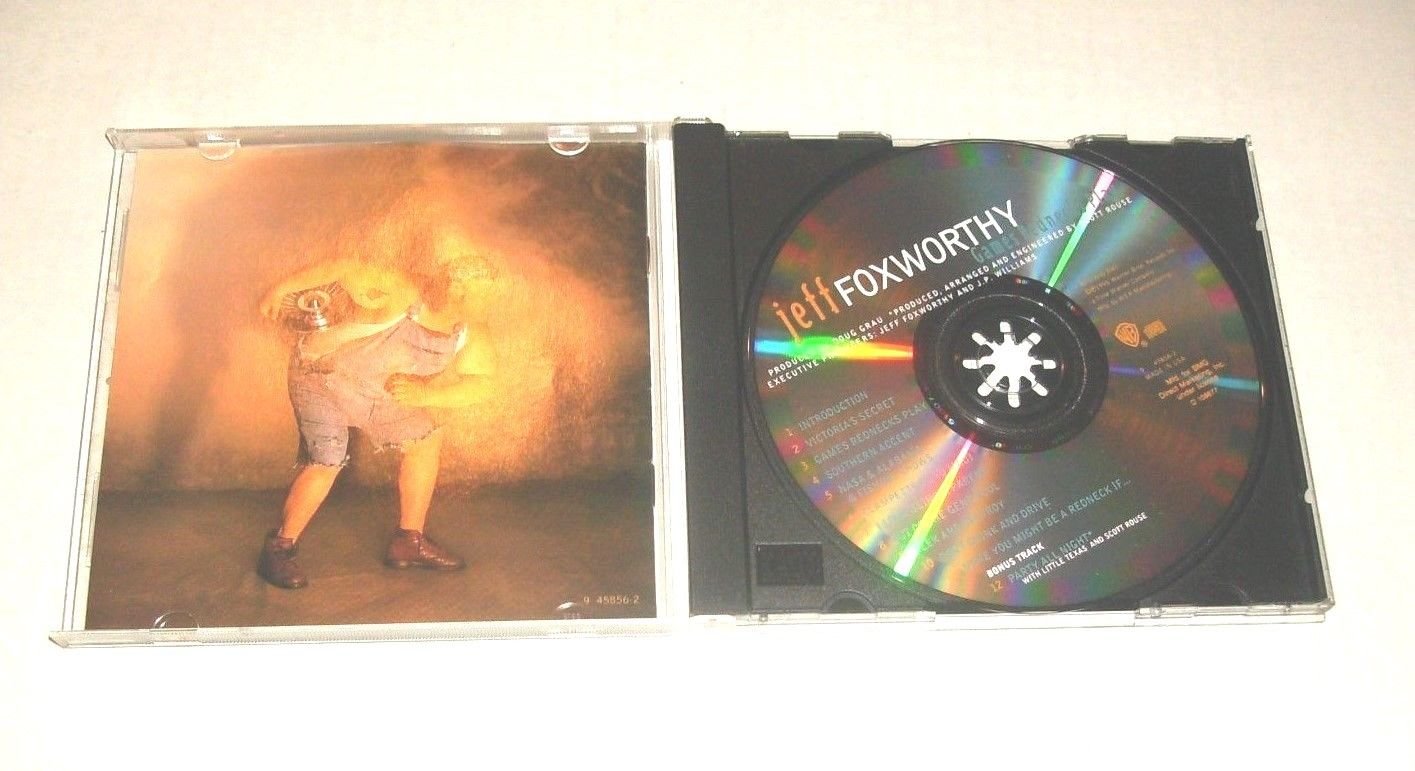 Games Rednecks Play by Jeff Foxworthy (CD, Jul-1995, Warner Bros.)