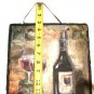 SLATE PICTURE HANGING WITH LEATHER STRAP SIZE 12 x10