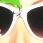 SUN GLASSES WHITE (LOVE/ FAITH)