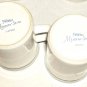 4 WHITE/GRAY CUPS