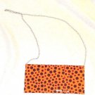 ORANGE POLKA DOT ENVELOPE FASHION HANDBAG