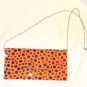 ORANGE POLKA DOT ENVELOPE FASHION HANDBAG