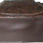 BROWN RELIC DETAIL PRINTED HANDBAG