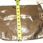 VICTORIA'S SECRET LARGE OVER SIZE GOLD SPARKLE MAKEUP POUCH/MAKEUP MIRROR