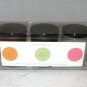 PIER1 HAPPY BIRTHDAY GIFT CANDLE SET EMBER/CRISP BAMBOO/WHITE POMEGRANATE