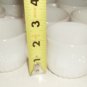 10 MILK GLASS FRUIT DETAIL CUPS