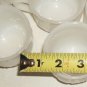 10 MILK GLASS FRUIT DETAIL CUPS