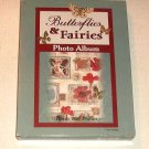 NEW BUTTERFLIES & FAIRIES PHOTO ALBUM HOLDS 160 PHOTOS