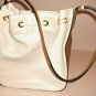 WOMEN'S WHITE DRAW KNOT FASHION BAG